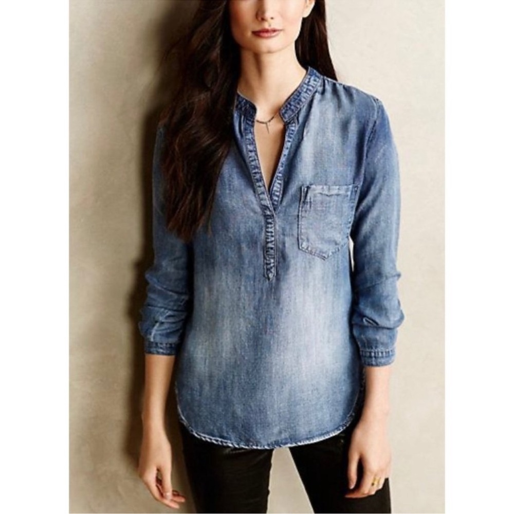 Cloth & Stone Chambray Blouse